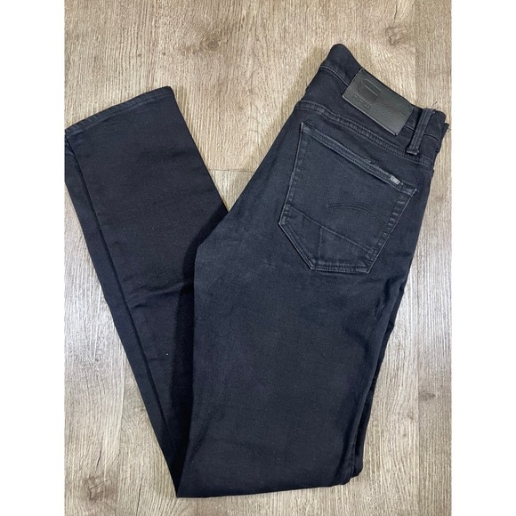 G-Star Other - G-Star Raw 3301 Slim Black Authentic Jeans Mens 30x34 Button Fly 51001-B964-A810